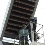 Wieża dla jerzyków na Białołęce – przygotowanie do sezonu lęgowego 2014