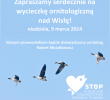 Wycieczka ornitologiczna z Robertem Miciałkiewiczem nad Wisłę 9.03.2014